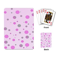 Decorative Dots Pattern Playing Card by ValentinaDesign