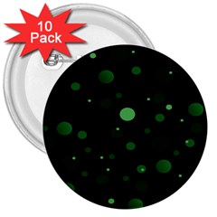 Decorative dots pattern 3  Buttons (10 pack) 