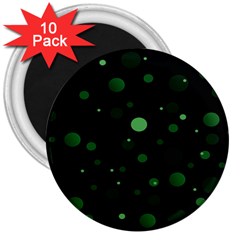 Decorative dots pattern 3  Magnets (10 pack) 