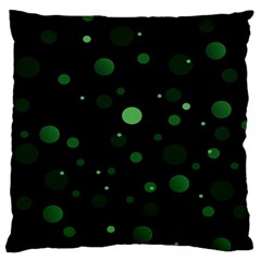 Decorative dots pattern Large Flano Cushion Case (Two Sides)