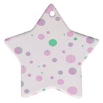 Decorative dots pattern Ornament (Star) Front