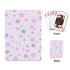 Decorative Dots Pattern Playing Card by ValentinaDesign