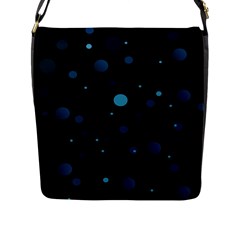 Decorative Dots Pattern Flap Messenger Bag (l)  by ValentinaDesign