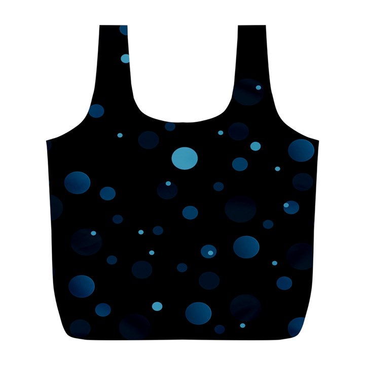 Decorative dots pattern Full Print Recycle Bags (L) 