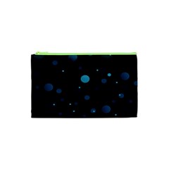 Decorative Dots Pattern Cosmetic Bag (xs) by ValentinaDesign