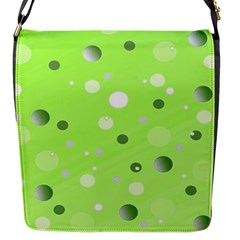 Decorative Dots Pattern Flap Messenger Bag (s) by ValentinaDesign