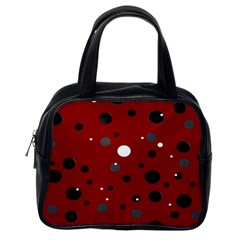 Decorative Dots Pattern Classic Handbags (one Side) by ValentinaDesign