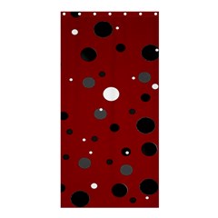 Decorative Dots Pattern Shower Curtain 36  X 72  (stall)  by ValentinaDesign