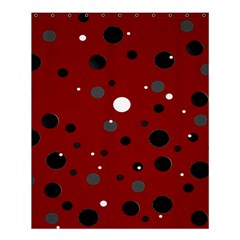 Decorative Dots Pattern Shower Curtain 60  X 72  (medium)  by ValentinaDesign