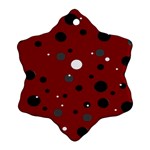 Decorative dots pattern Ornament (Snowflake) Front