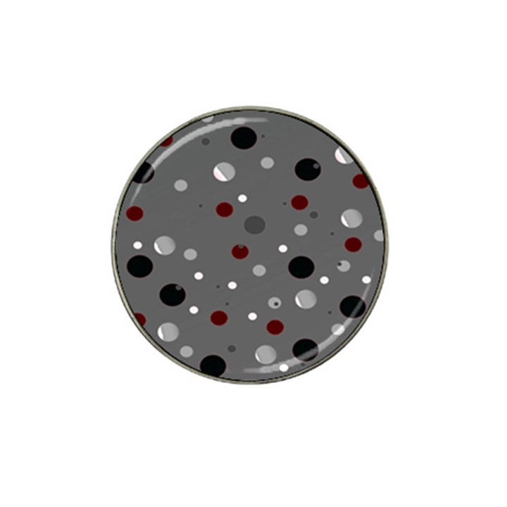 Decorative dots pattern Hat Clip Ball Marker (10 pack)