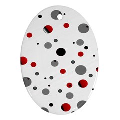 Decorative dots pattern Ornament (Oval)
