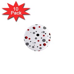 Decorative dots pattern 1  Mini Magnet (10 pack) 
