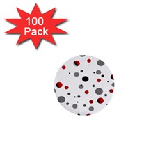 Decorative dots pattern 1  Mini Buttons (100 pack) 