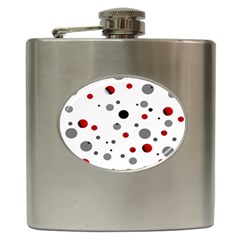 Decorative dots pattern Hip Flask (6 oz)