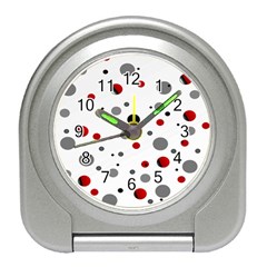 Decorative dots pattern Travel Alarm Clocks