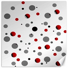 Decorative dots pattern Canvas 12  x 12  