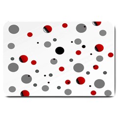 Decorative dots pattern Large Doormat 