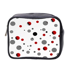 Decorative dots pattern Mini Toiletries Bag 2-Side