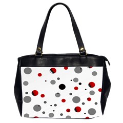 Decorative dots pattern Office Handbags (2 Sides) 