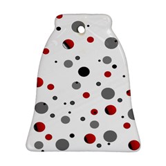 Decorative dots pattern Bell Ornament (Two Sides)