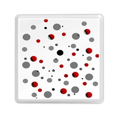 Decorative dots pattern Memory Card Reader (Square) 