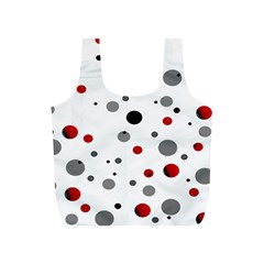 Decorative dots pattern Full Print Recycle Bags (S) 