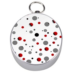 Decorative dots pattern Silver Compasses