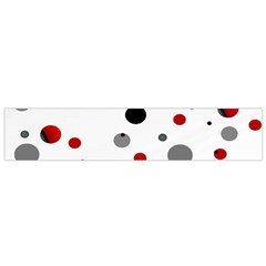 Decorative dots pattern Flano Scarf (Small)