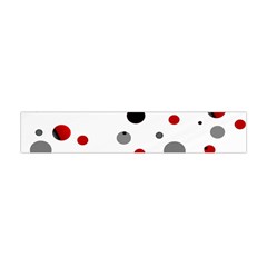 Decorative Dots Pattern Flano Scarf (mini) by ValentinaDesign