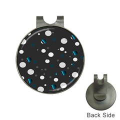 Decorative dots pattern Hat Clips with Golf Markers