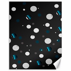 Decorative dots pattern Canvas 18  x 24  