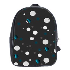 Decorative dots pattern School Bags(Large) 