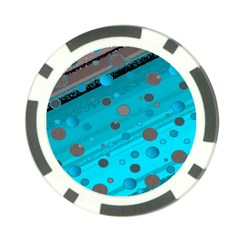 Decorative Dots Pattern Poker Chip Card Guard (10 Pack) by ValentinaDesign