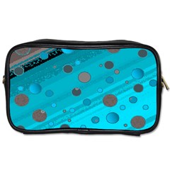 Decorative Dots Pattern Toiletries Bags by ValentinaDesign