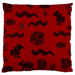 Aztecs Pattern Large Cushion Case (one Side) by ValentinaDesign