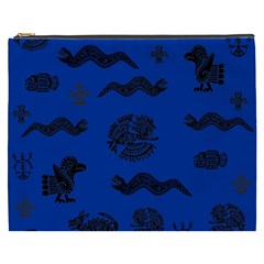 Aztecs Pattern Cosmetic Bag (xxxl)  by ValentinaDesign