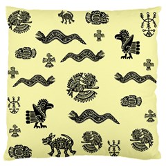 Aztecs pattern Large Flano Cushion Case (Two Sides)