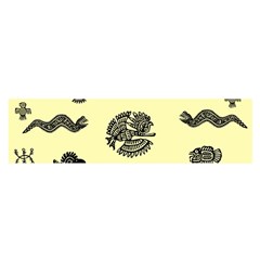 Aztecs pattern Satin Scarf (Oblong)