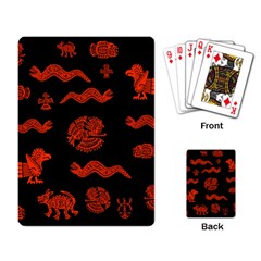 Aztecs Pattern Playing Card