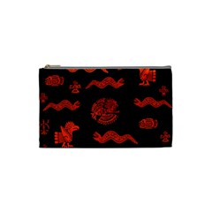 Aztecs Pattern Cosmetic Bag (small) 