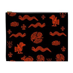 Aztecs Pattern Cosmetic Bag (xl)