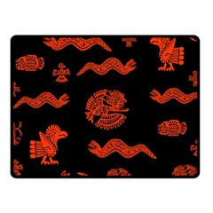 Aztecs Pattern Fleece Blanket (small)