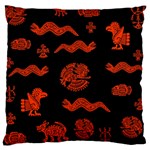 Aztecs pattern Large Cushion Case (Two Sides) Front