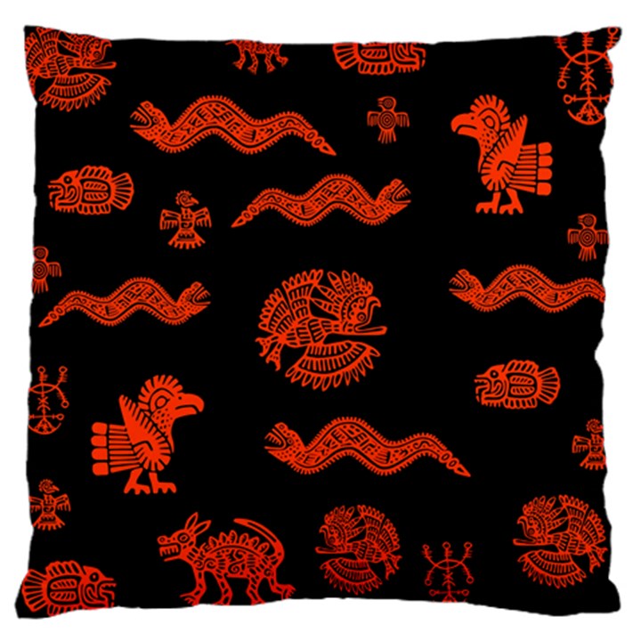 Aztecs pattern Large Cushion Case (Two Sides)