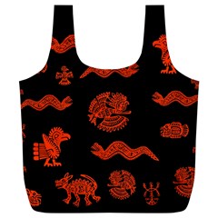 Aztecs Pattern Full Print Recycle Bags (l) 