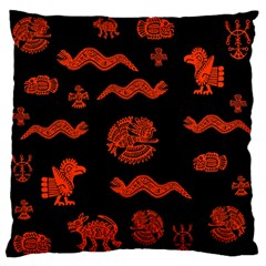 Aztecs Pattern Standard Flano Cushion Case (one Side)