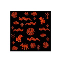 Aztecs Pattern Satin Bandana Scarf by ValentinaDesign