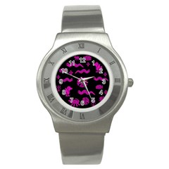 Aztecs Pattern Stainless Steel Watch