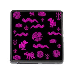 Aztecs Pattern Memory Card Reader (square)